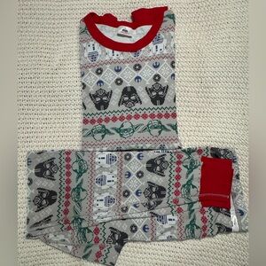 Adult Hanna Andersson Star Wars Christmas long John pajamas